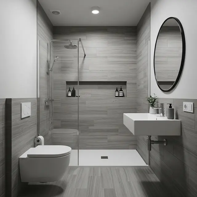 9 Model Keramik Kamar Mandi Abu-abu, Tampilan Modern dan Fungsional