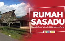 Melihat rumah adat suku asli Halmahera Barat