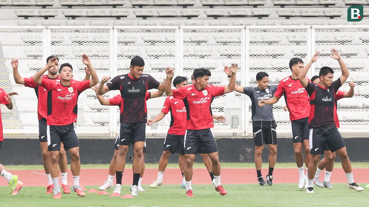 Latihan Timnas Indonesia U-22