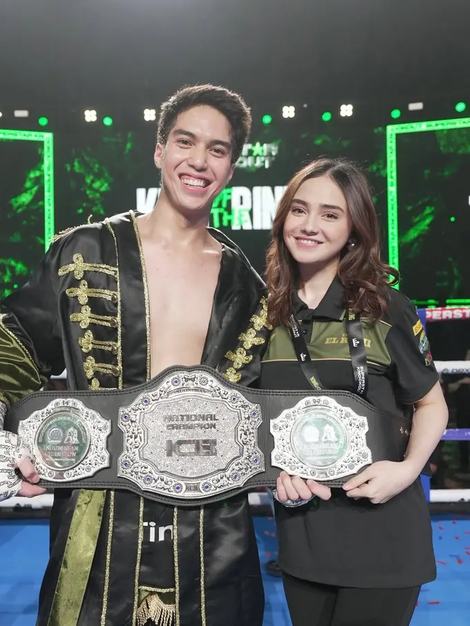 Pesona Stunning Syifa Hadju dengan Rambut Baru di Pertandingan Tinju El Rumi vs Jefri Nichol