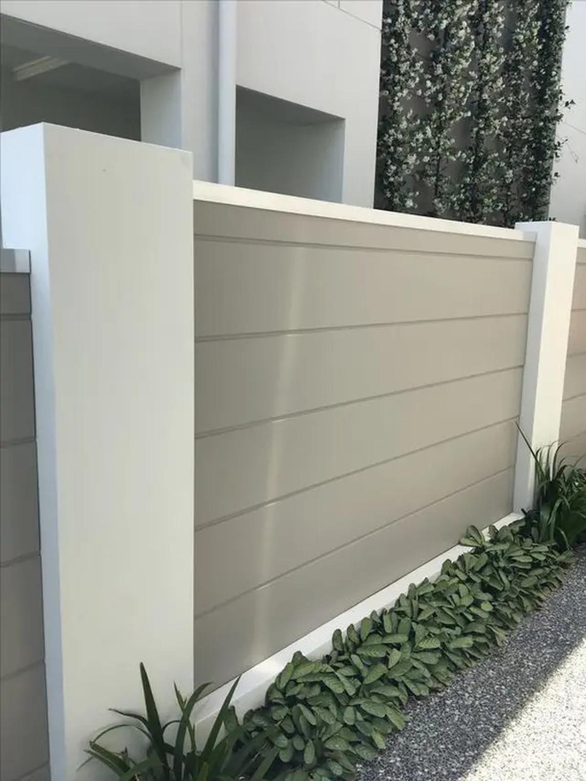 10 Desain Pagar Tembok Minimalis yang Unik dan Bikin Rumah Makin Estetik