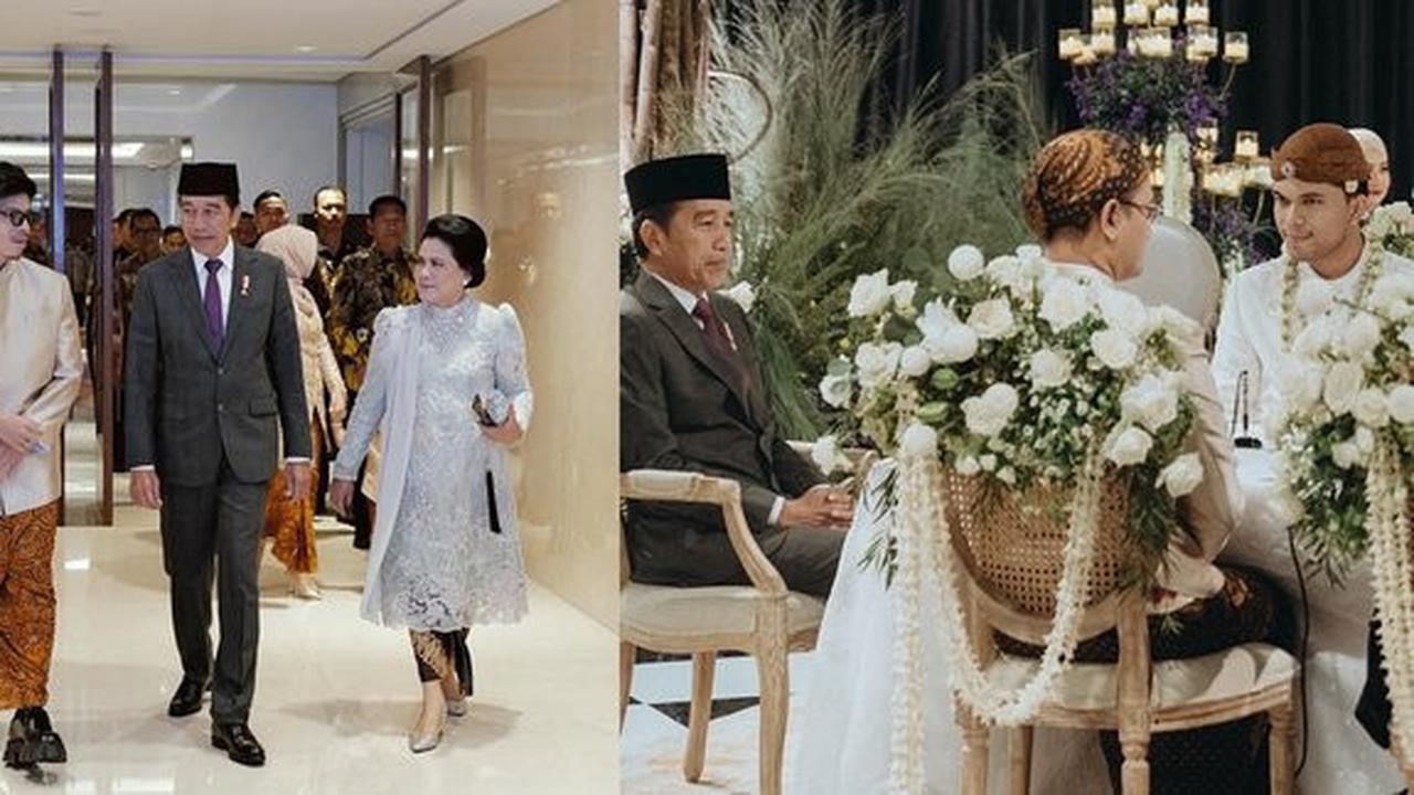 Kehadiran Presiden Jokowi dan Ibu Iriana di Akad Nikah Thariq-Aaliyah, Selfie Bareng Aurel Hermansyah