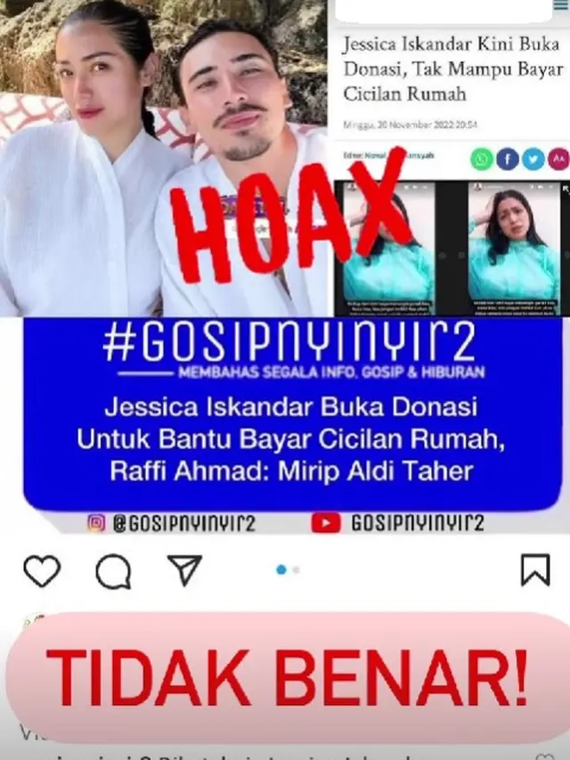 Jessica Iskandar Menanggapi Isu Galang Donasi