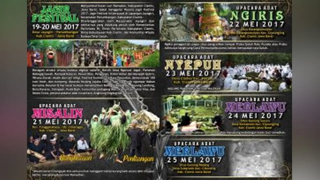 Festival Adat Terbesar di Ciamis Siap Digelar Jelang Ramadan