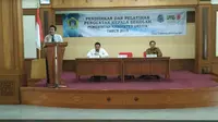 Pendidikan dan pelatihan penguatan kepala sekolah Pemerintah Kabupaten Gresik Tahun 2019. (Foto: Liputan6.com/Dian Kurniawan)