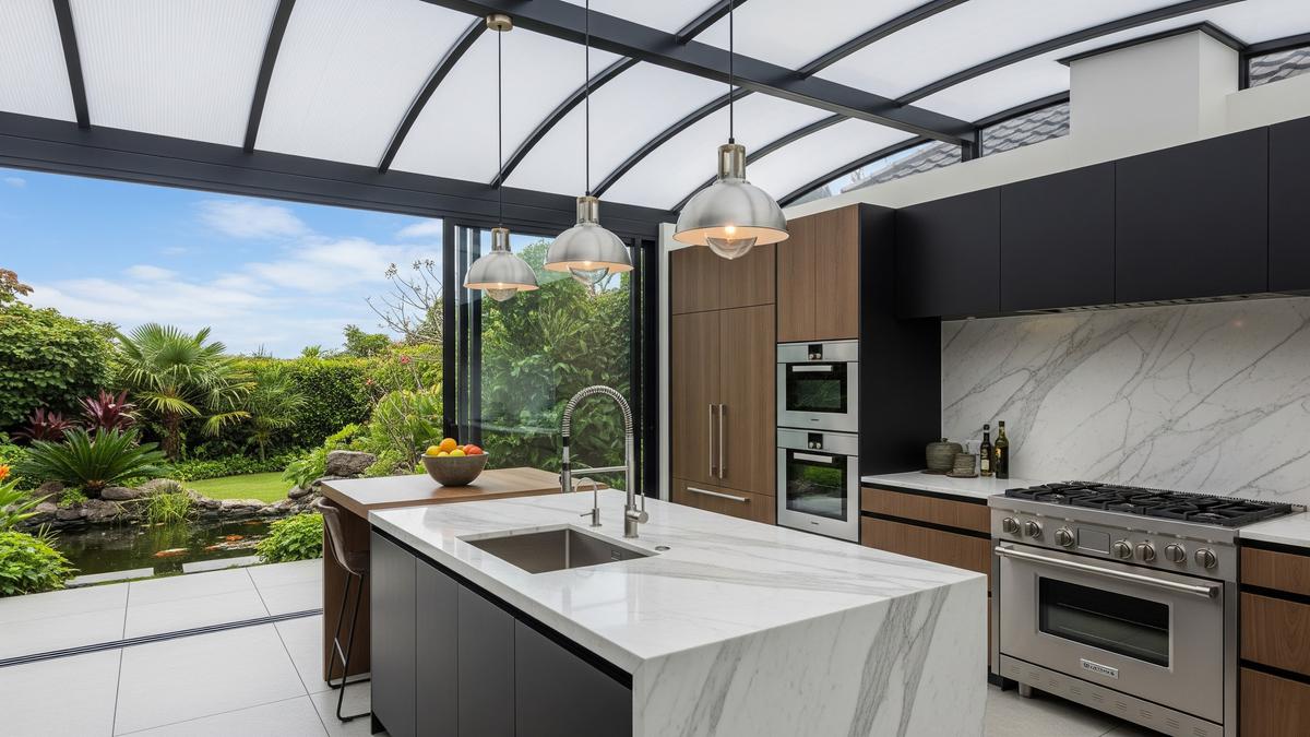 Inspirasi 7 Dapur Semi Outdoor Anti Tempias Hujan untuk Rumah Minimalis Nyaman