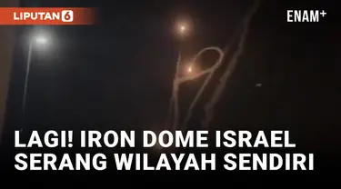 Alami Kendala Teknis, Rudal Iron Dome Jatuh dan Meledak di Israel