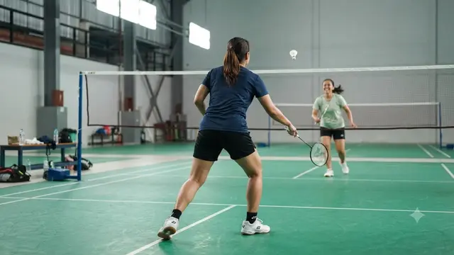 Bermain Badminton