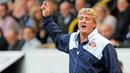 Gaya manajer Sunderland, Steve Bruce di laga lawan Burnley yang berlangsung di Turf Moor, Burnley, 19 September 2009. AFP PHOTO/ANDREW YATES. 