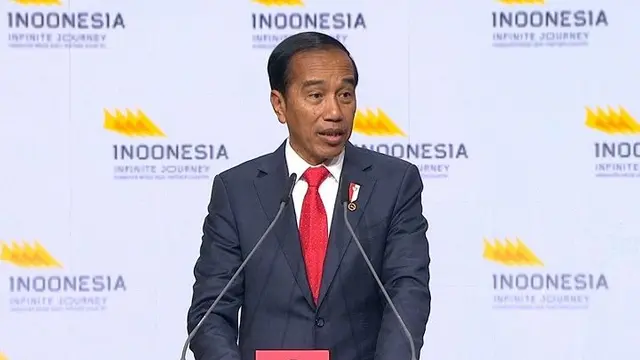Presiden Joko Widodo (Jokowi) bersama dengan Kanselir Jerman Olaf Scholz menghadiri upacara pembukaan Hannover Messe 2023 yang diadakan di Hannover Congress Centrum, Hannover. (Dok Kemenperin)