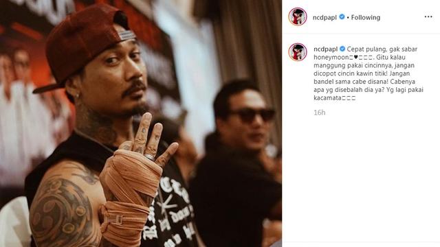 Jerinx SID (Foto: Instagram/@ncdpapl)