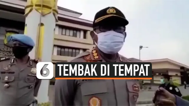 VIDEO: Viral Perintah Tembak di Tempat Penjahat di Sidoarjo