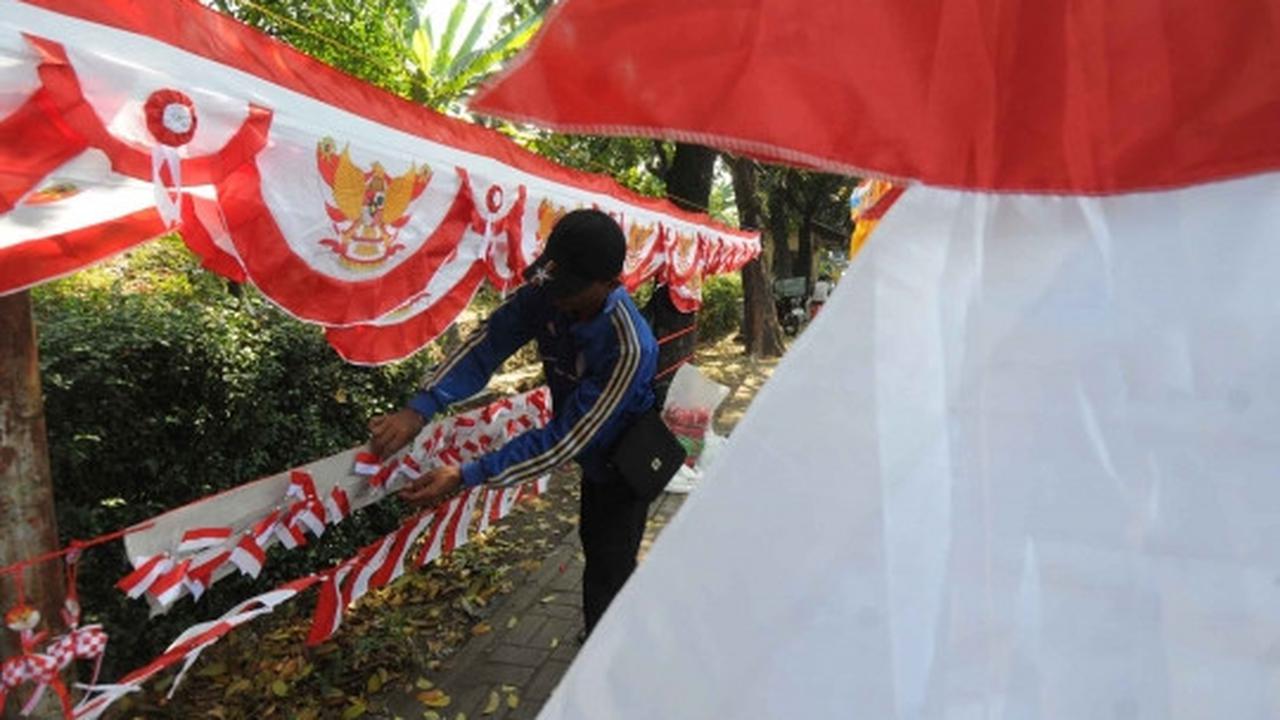 Pernak-pernik perayaan 17 Agustus mulai marak