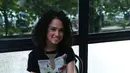 Wizzy, gadis imut berambut ikal ini yang berkesempatan untuk membawakan lagu soundtrack film 'Negeri Van Oranje'. (Galih W. Satria/Bintang.com)