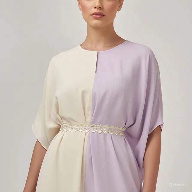 Model Kaftan Empire Waist