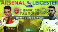 Arsenal vs Leicester City (Bola.com/Samsul Hadi)