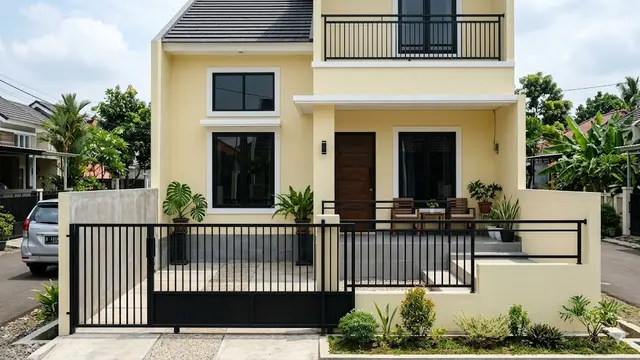 Ide Warna Cat Dinding Luar dan Pagar Besi