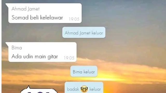 6 Pantun Lucu Izin Keluar Grup WhatsApp Ini Bikin Geleng Kepala