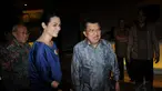 Wakil Presiden terpilih, Jusuf Kalla, hadir dalam acara nonton bareng film Tabula Rasa di Jakarta, (15/9/2014). (Liputan6.com/Helmi Fithriansyah)