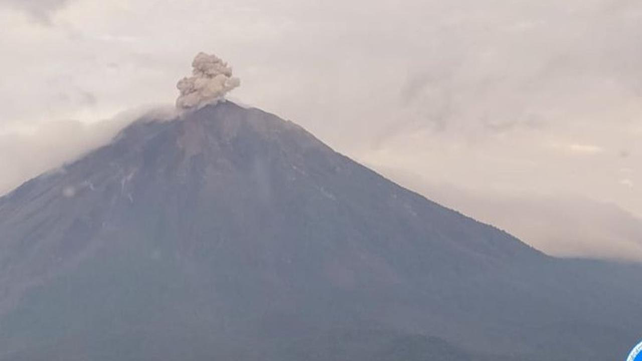 Semeru Berkali-kali Erupsi pada Sabtu Pagi, Ini Arah Abu Vulkanik