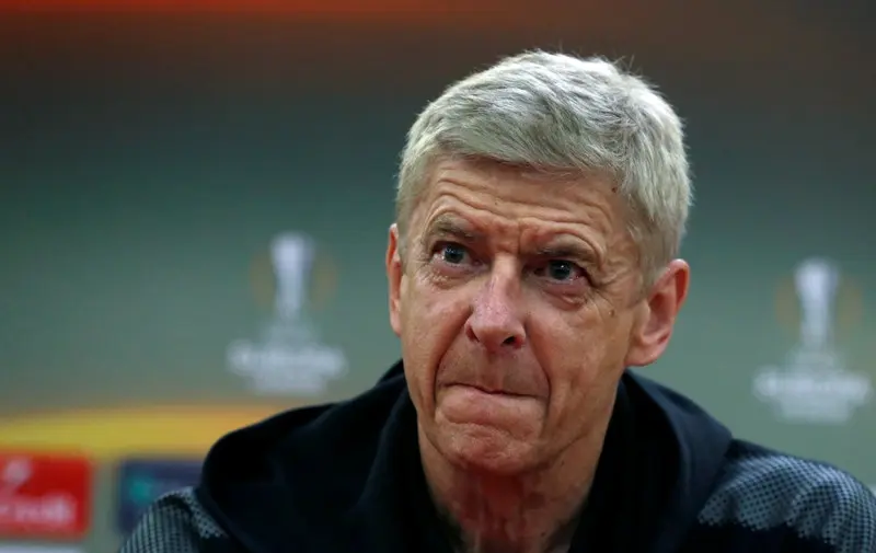 Manajer Arsenal Arsene Wenger. (AP Photo/Darko Vojinovic)