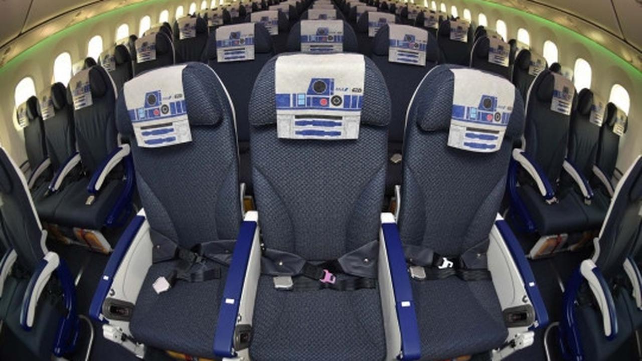 Intip interior pesawat Star Wars, armada baru All Nippon Airways