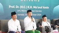Anggota DPR RI Fraksi PKB Alamudin Dimyati Rois alias Gus Alam (tengah) meninggal dunia usai kecelakaan maut di Tol Pemalang-Batang. (Foto: Instagram @alamudin.dr)