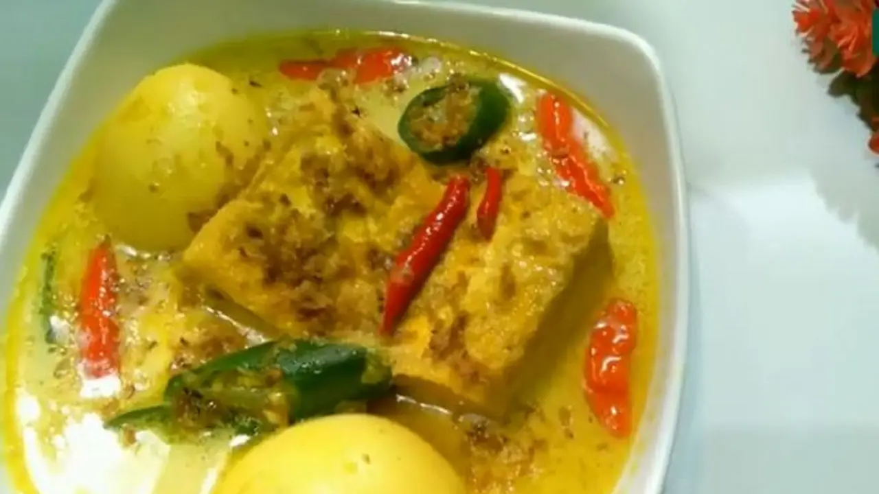 Resep sayur tahu telur