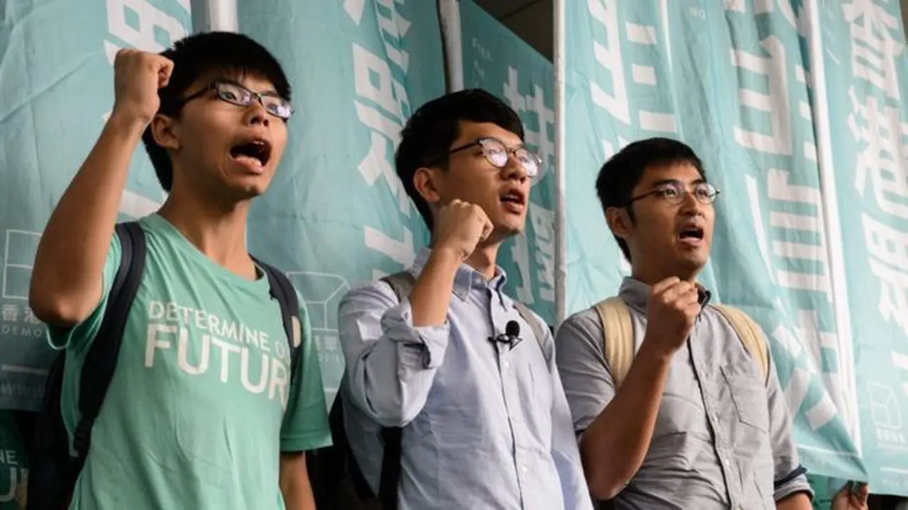 3 'Sekawan' Pendemo Hong Kong. (AFP)