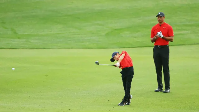 FOTO: Mengenal Charlie Woods, Anak Sekaligus Titisan Tiger Woods di Dunia Golf