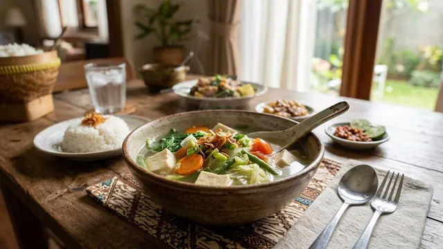 Sup Tahu Sayur Bening