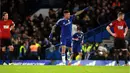 Pemain Chelsea, Kenedy  merayakan golnya ke gawang West Bromwich Albion pada lanjutan Liga Premier Inggris di Stadion Stamford Bridge; Chelsea; Kamis (14/1/2016) dini hari WIB. (EPA/Sean Dempsey)