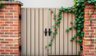 Ide Pagar Rumah Minimalis Modern (Sumber: chat.qwen.ai)