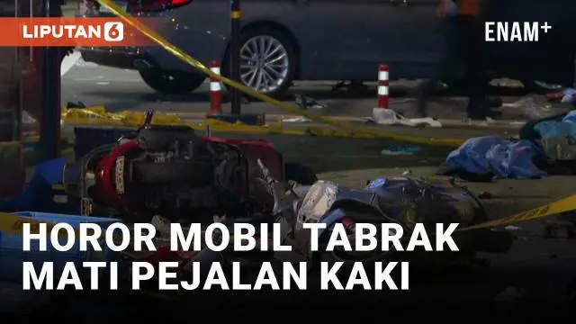 VIDEO: 9 Pejalan Kaki Tewas Ditabrak Mobil, Disengaja?