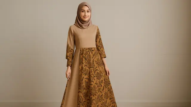 Model Gamis Terbaru 2025 Simple Elegan