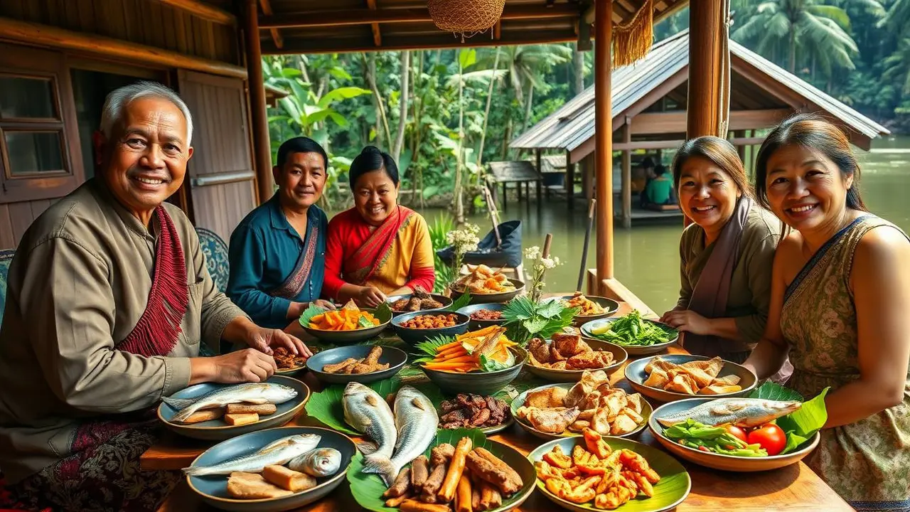 ciri khas makanan kalimantan