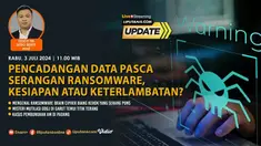 Pusat Data Nasional Sementara diserang ransomware. Sebanyak 282 data milik kementerian/lembaga dan pemerintah dienkripsi hacker, sehingga tidak bisa diakses.