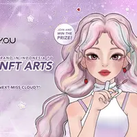 Y.O.U Beauty berkolaborasi dengan seniman NFT asal Korea DDANGKING. (dok: Y.O.U Beauty)