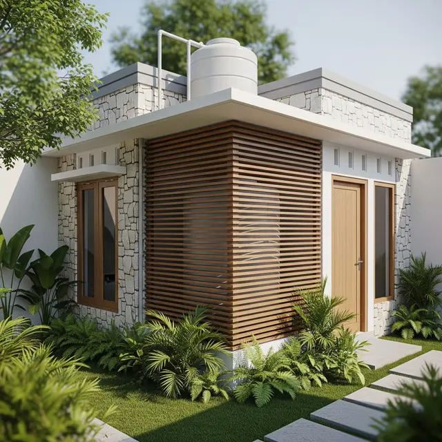 9 Desain Tempat Toren Air di Rumah Minimalis, Estetika dan Fungsional
