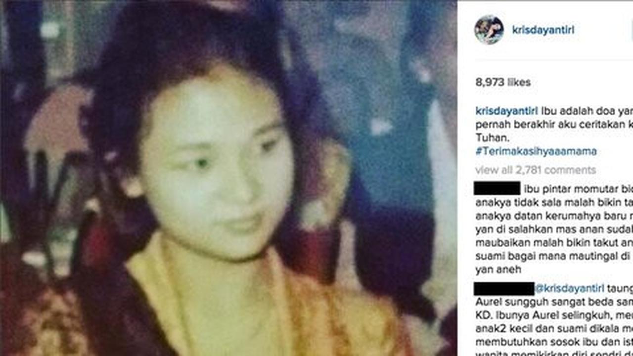 Krisdayanti unggah foto ibunya di Instagram