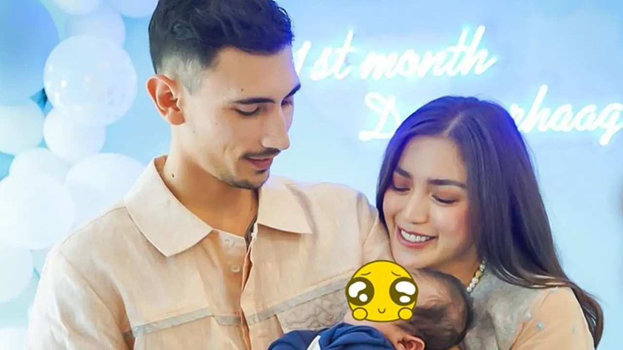 6 Momen Perayaan Satu Bulan Anak Kedua Jessica Iskandar, Wajah dan Nama Diekspos