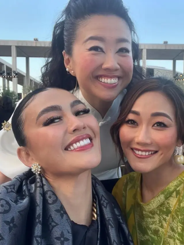 Agnez Mo Hadir di Penghargaan Internasional Gold Gala 2024. [@agnezmo]