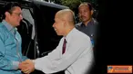 Citizen6, Medan: Fadel Muhammad disambut oleh Dekan Fisip USU Prof Badaruddin di Gelanggang Mahasiwa USU. (Pengirim: Efrimal)