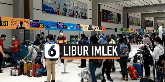 VIDEO: Libur Imlek, Penumpang Pesawat di Bandara Soetta Naik 12 Persen