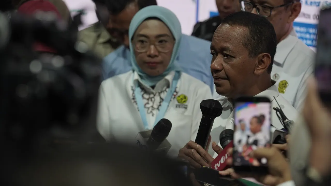 Menteri ESDM Bahlil Lahadalia saat meresmikan program B50, Kamis (9/7/2026). (Foto:Badan Komunikasi Pemerintah)