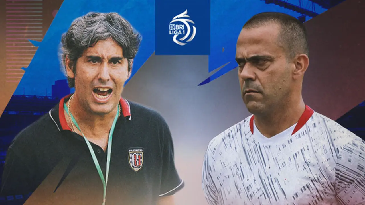 BRI Liga 1 - Duel Pelatih - Bali United Vs Madura United