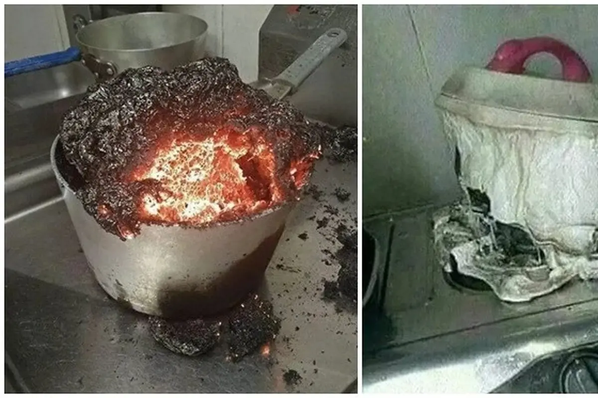 6 Potret Barang hingga Makanan Hangus Ini Bikin Kesal, Dapur Bak Kapal Pecah