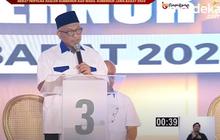 Cawagub Ronald Sampai Berdiri & Demul Mendekat Colek Syaikhu di Debat, Ada Apa?