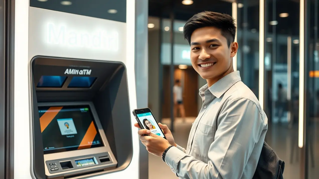 cara mengambil uang di atm mandiri tanpa kartu