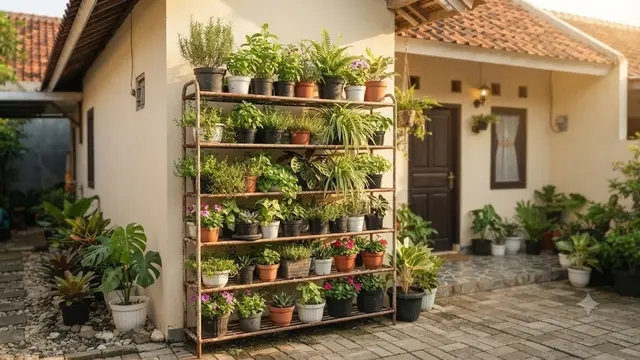 Ide Kebun Vertikal dari Barang Bekas